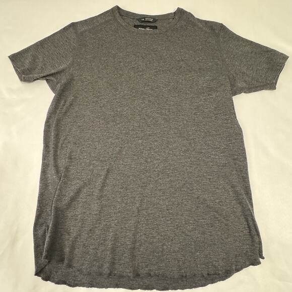 Wings And Horns Gray Large Short Sleeve Shirt Made In Canada! Immaculate G - Picture 6 of 7
